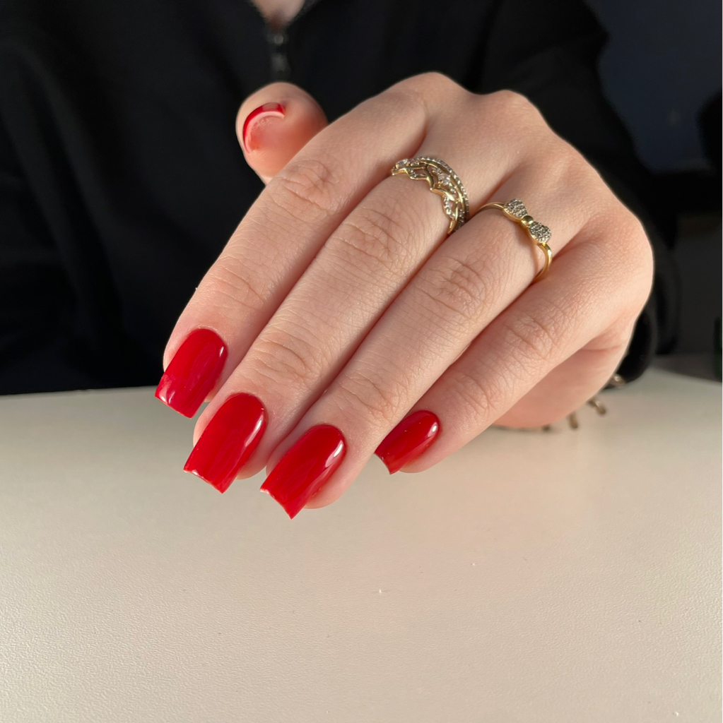 Маникюр с укреплением гелем + покрытие