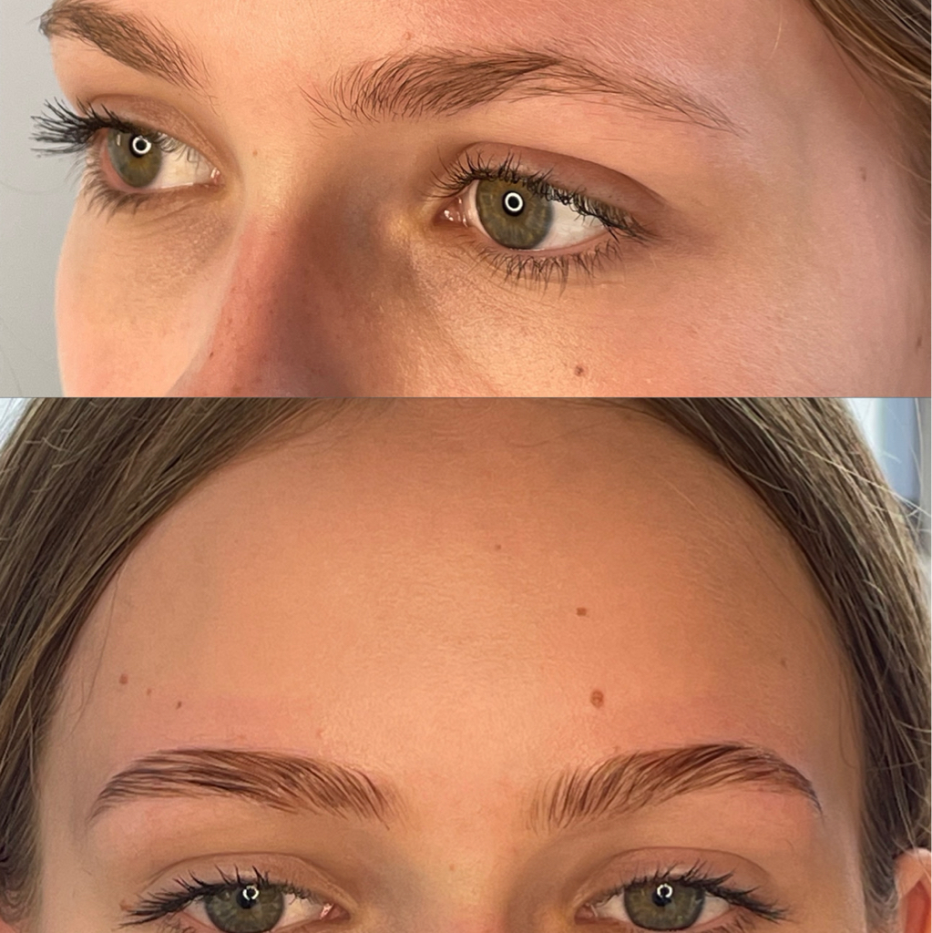 Долговременная укладка бровей без окрашивания + питательный уход ( ботокс )