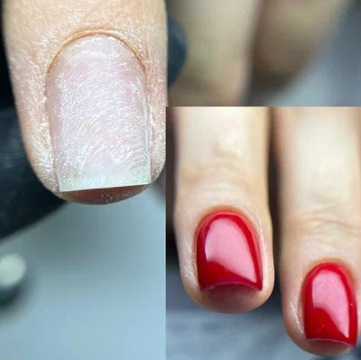 Снятие покрытия другого мастера