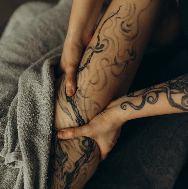 Жиросжигающий массаж ног