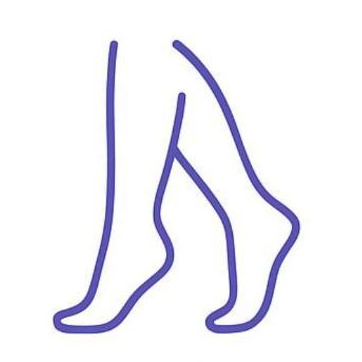 Ноги до колена: воск