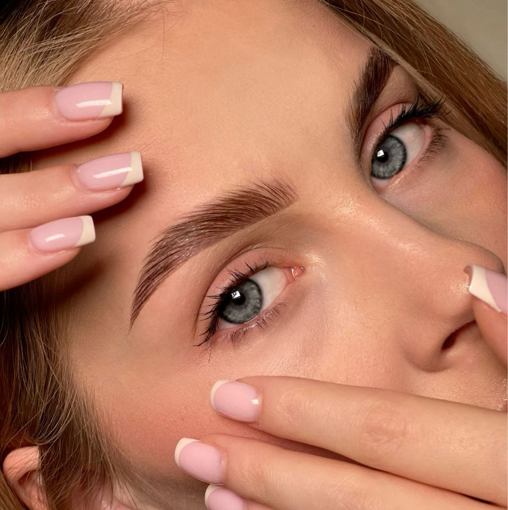 (3) Долговременная укладка бровей + окрашивание ресниц