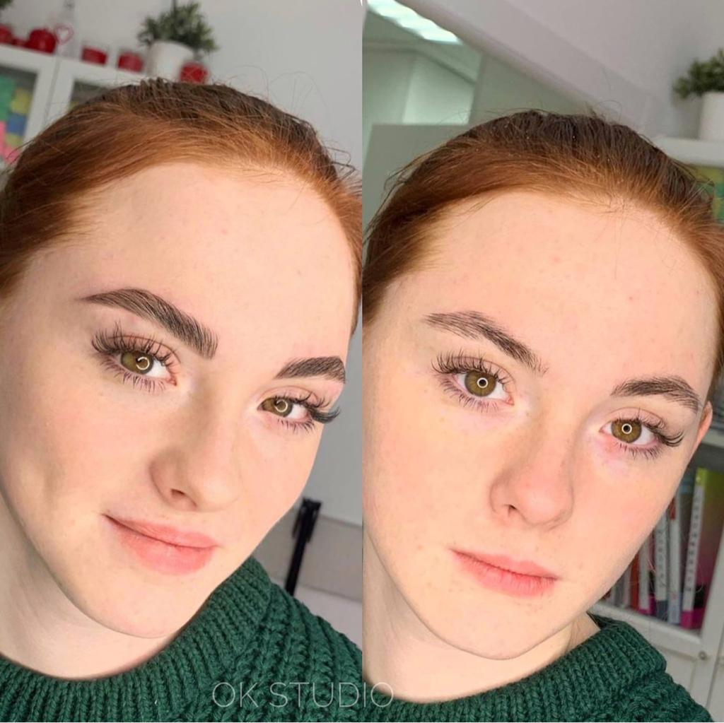 Ламинирование ресниц +архитектура бровей