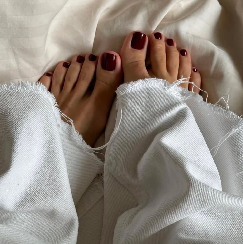 Педикюр без обработки стопы