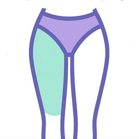 Ноги бедра: сахар