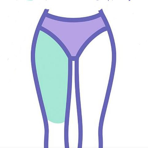 Ноги бедра: воск