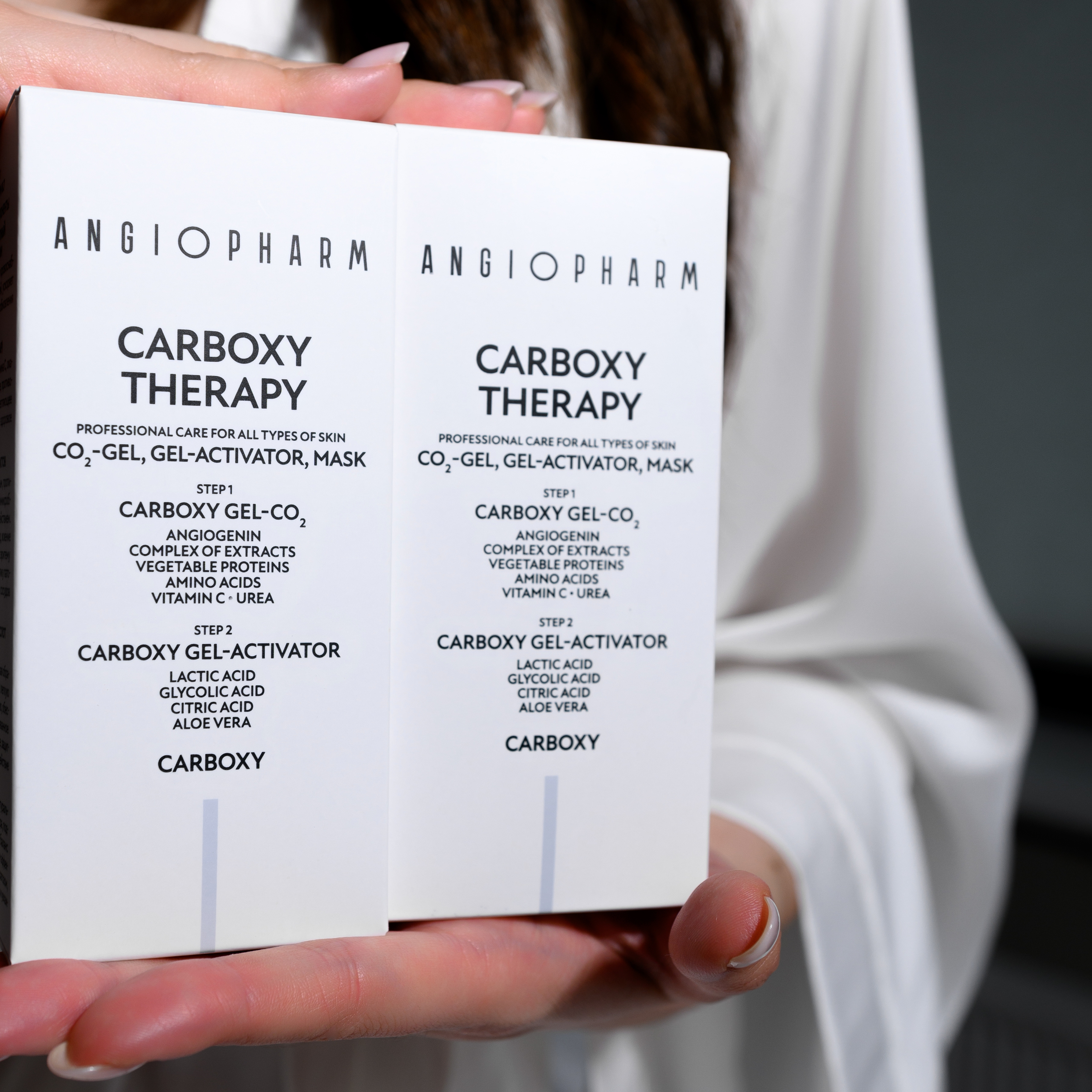 Комбинированная чистка лица + неинвазивная карбокситерапия Angiopharm
