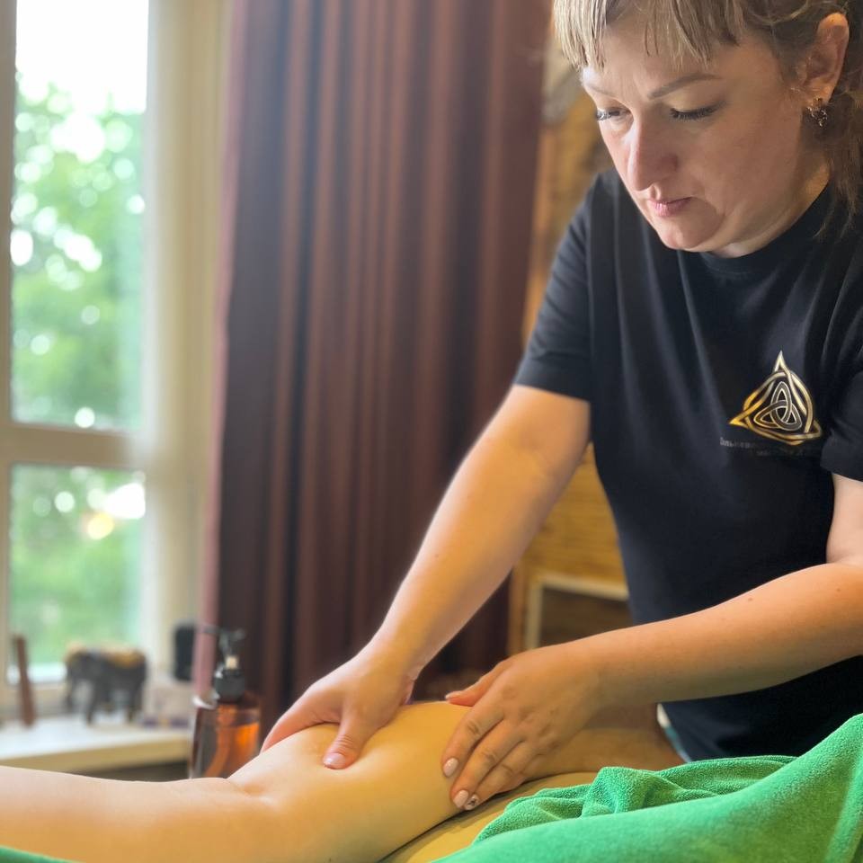 Общий массаж всего тела