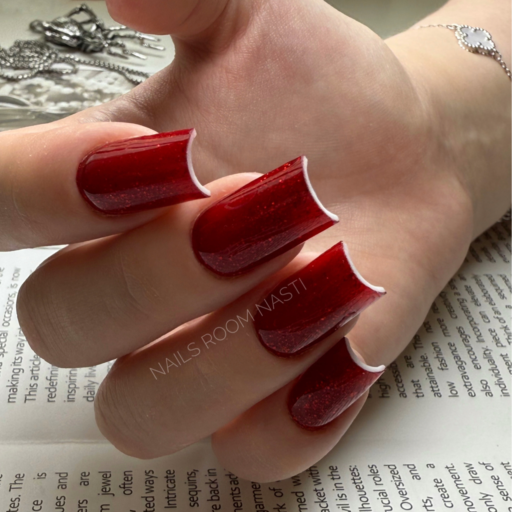 Маникюр + укрепление жестким гелем