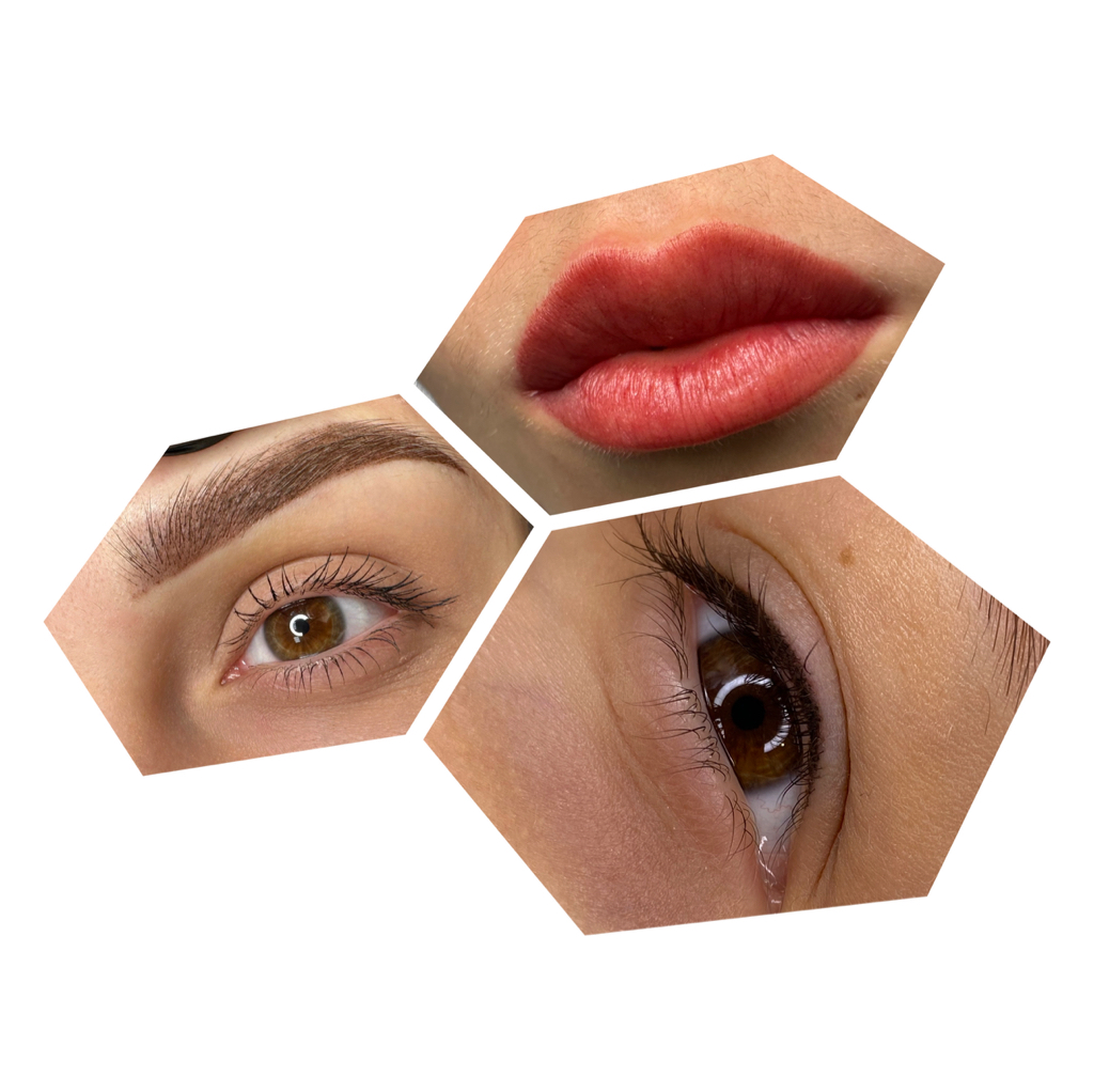 Перманент бровей или губ + межресничка