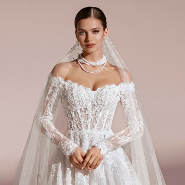 Подбор фаты и аксессуаров