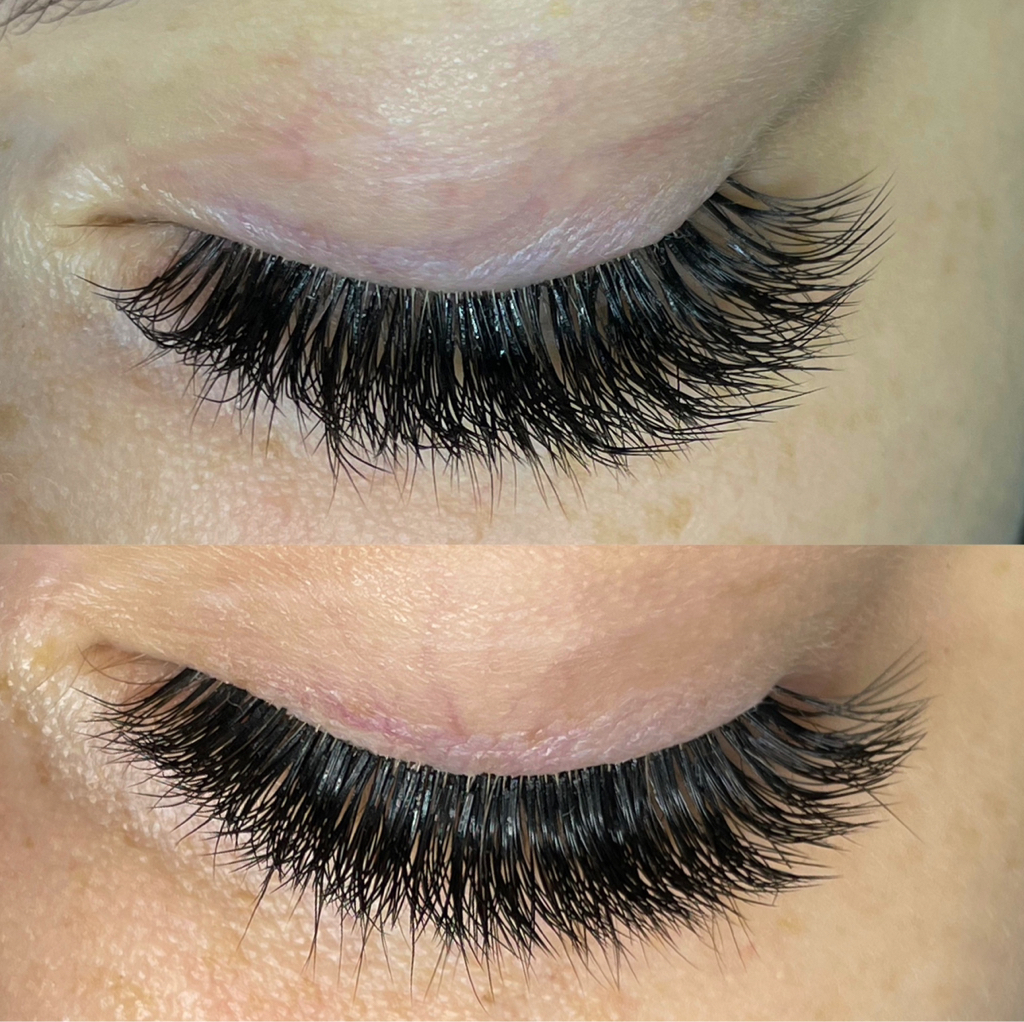 Коррекция ресниц 1-2д объем (не позднее 3х недель)