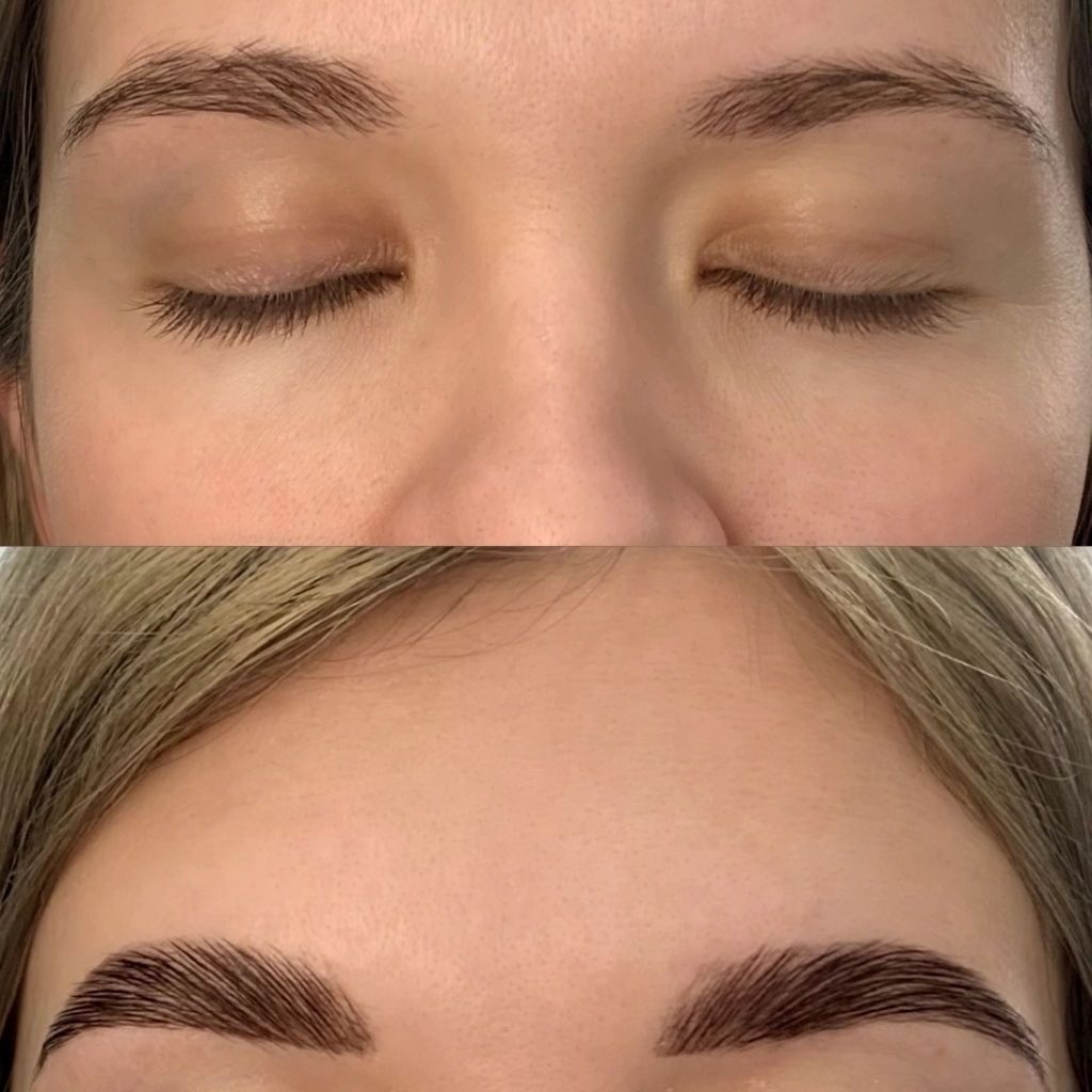 Ламинирование бровей + Окрашивание бровей и без коррекции