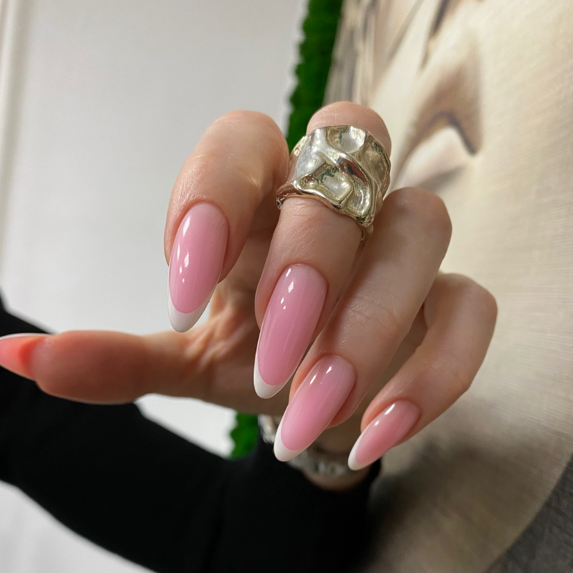 КОМПЛЕКС маникюр + укрепление ГЕЛЬ + ФРЕНЧ