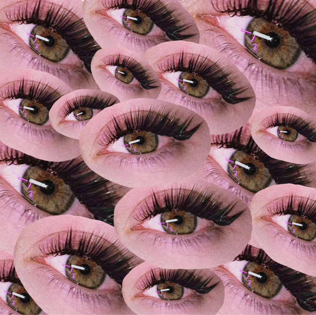 Наращивание ресниц «мокрый эффект»