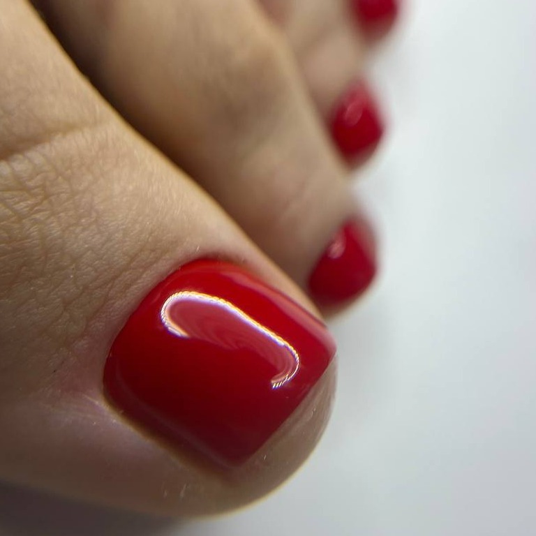 Педикюр с покрытием