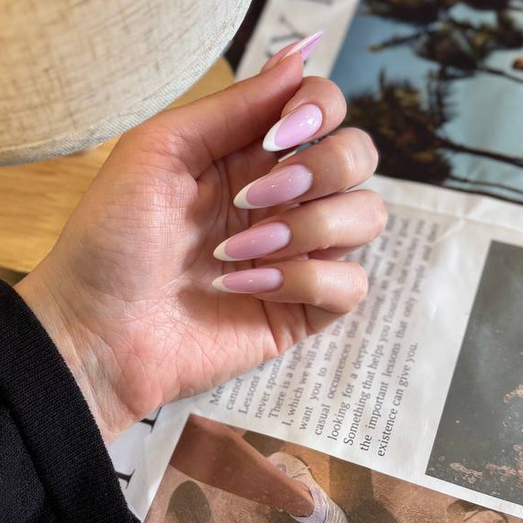 Маникюр + покрытие гель-лаком LUXIO|Mystique + френч