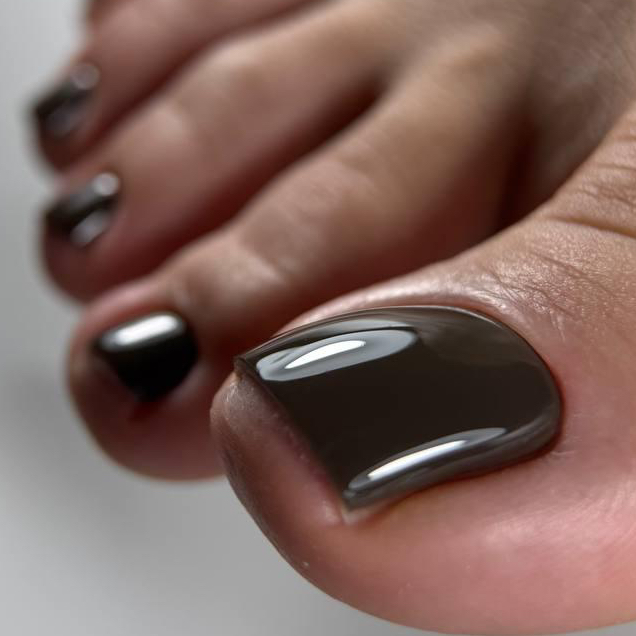 Педикюр покрытие (без обработки стопы)