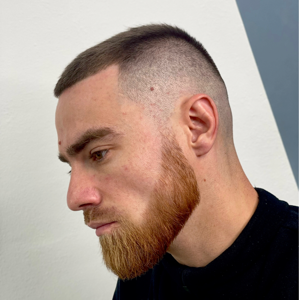 Оформление бороды у барбера