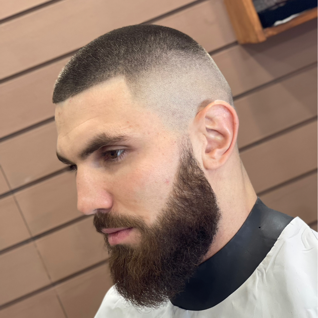Стрижка + оформление бороды у Барбера
