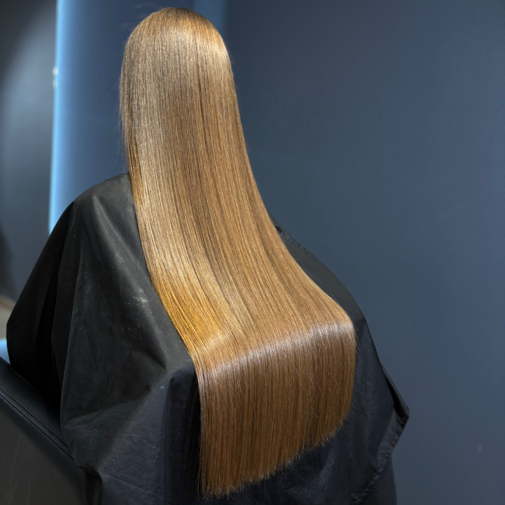 Перманентное выпрямление ⚡️Длина до поясницы