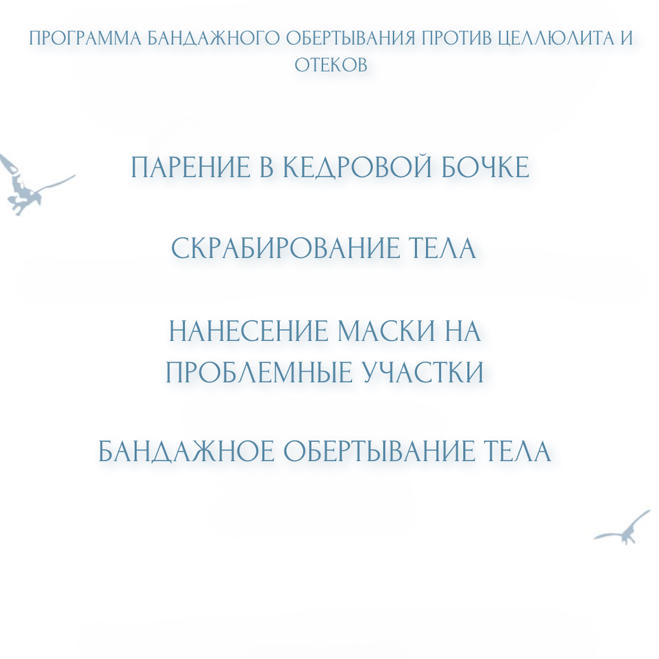 СПА программа мумия -бандажное обертывание