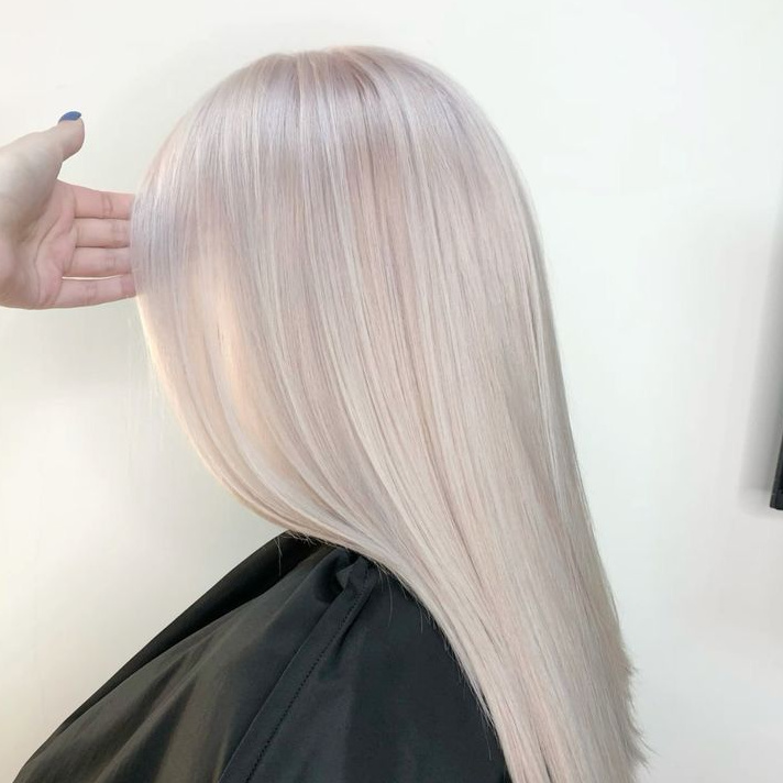 Блондирование корней (волосы более 40 см )