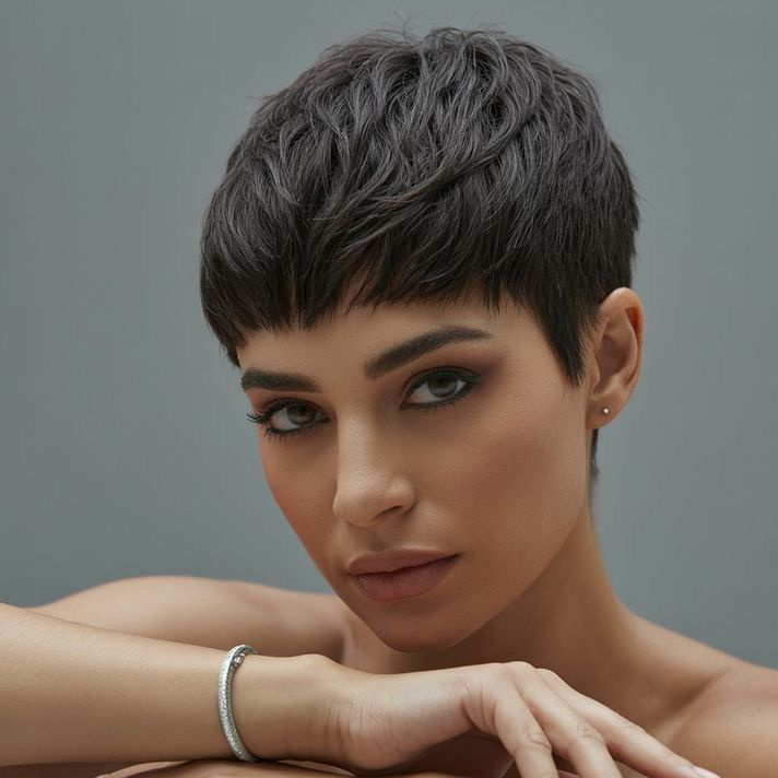 Женская стрижка короткая