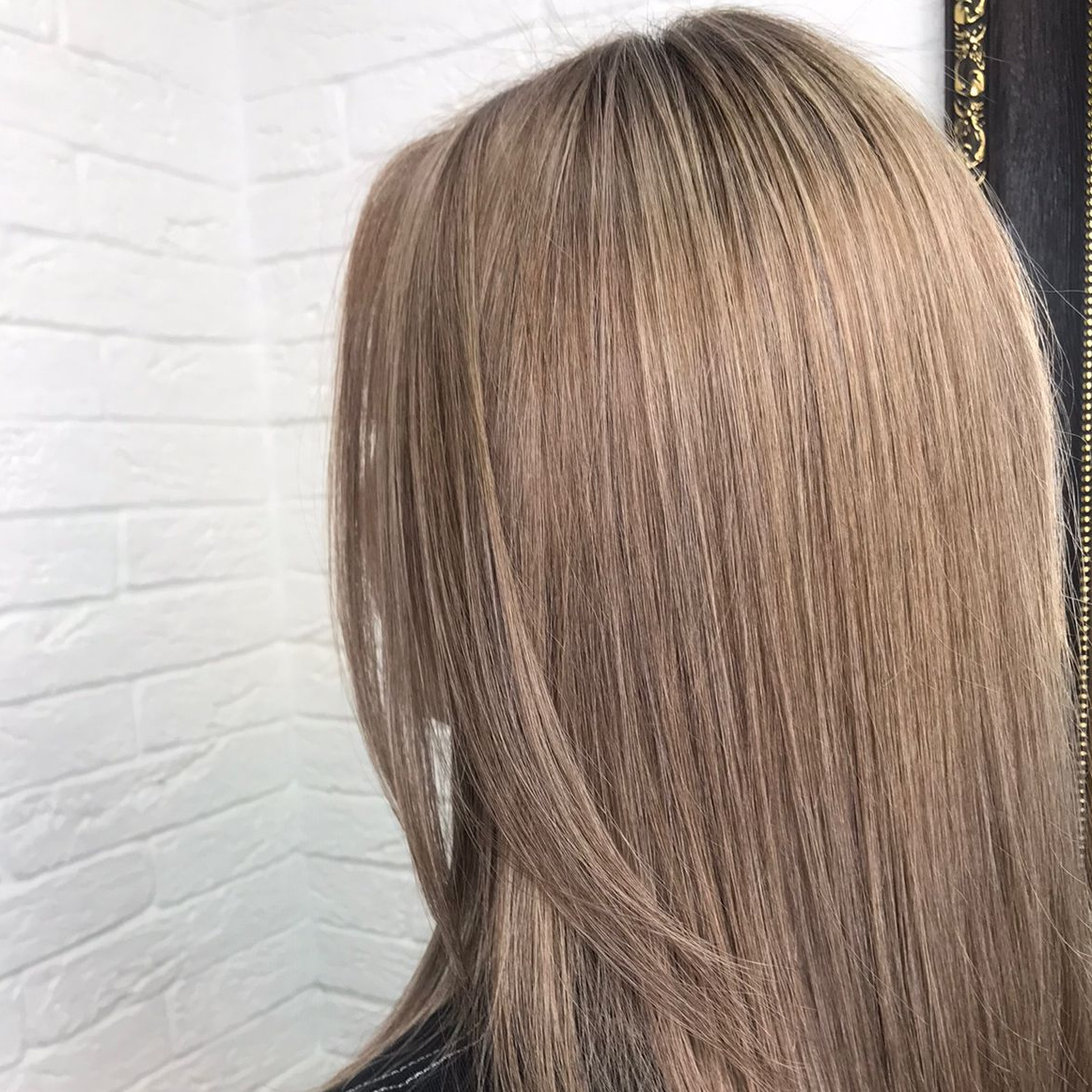 Окрашивание Короткие волосы в 1 тон  + стрижка