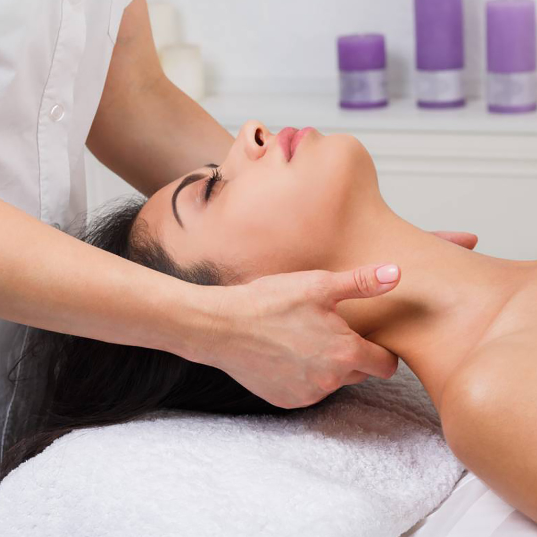 Комплекс: Лимфодренажный + массаж головы + лифтинг + ШВЗ, 50 мин. (1 сеанс)