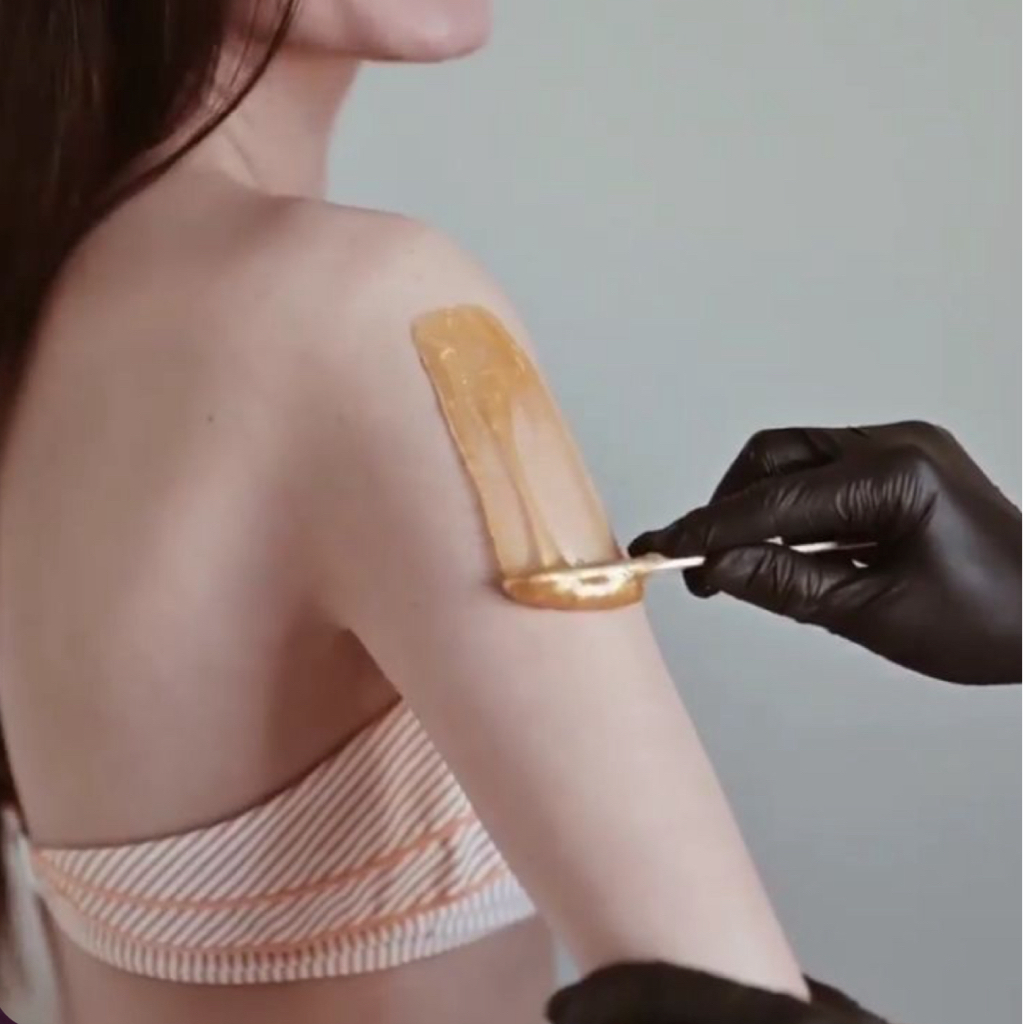 Воск-Комплекс "Medium": глубокое бикини, руки до локтя и ноги до колен, подмышки