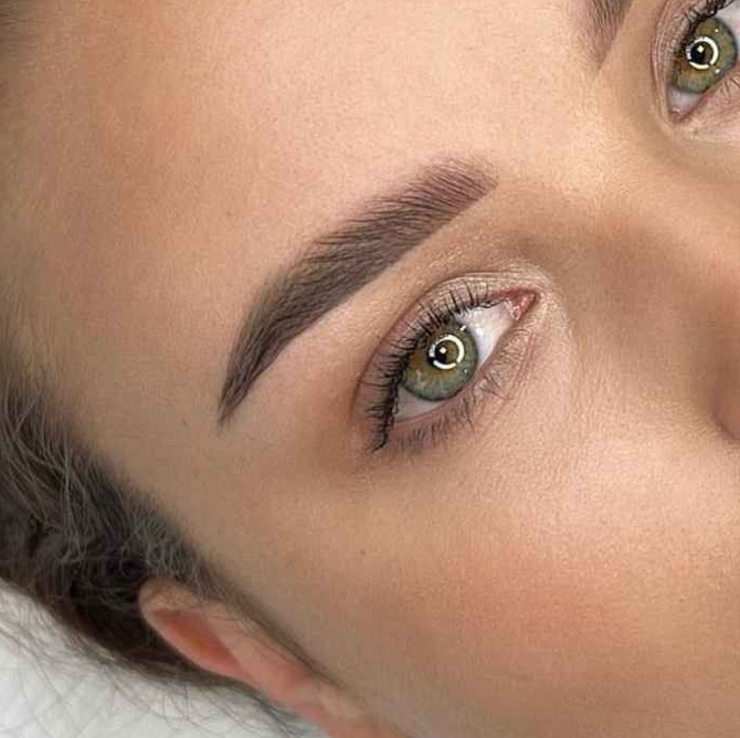 перманентный макияж бровей