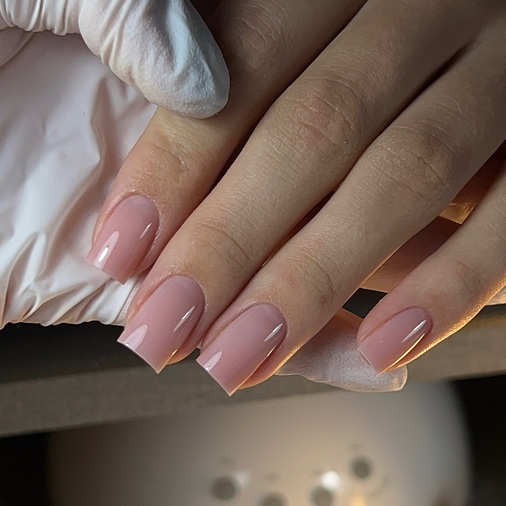 Покрытие ногтей с укреплением