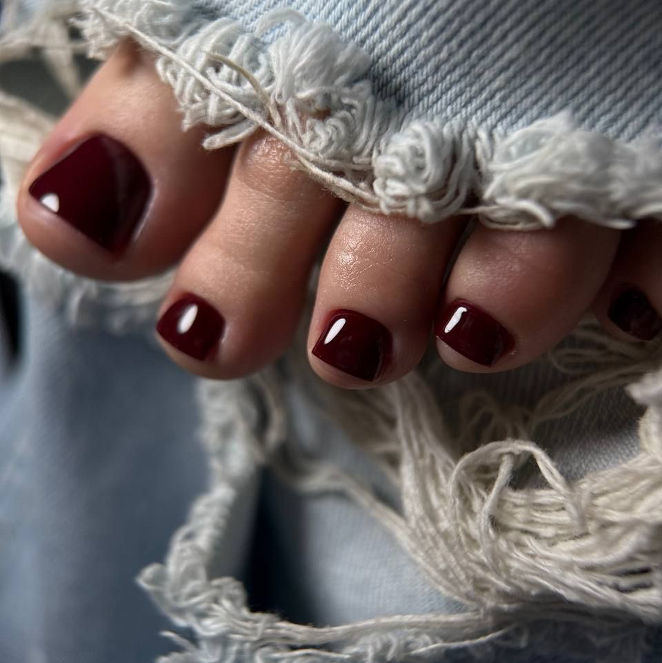 Мини педикюр+покрытие