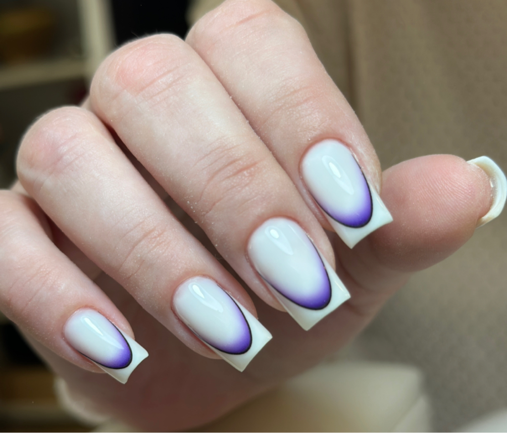 Наращивание ногтей длина до 3 размера