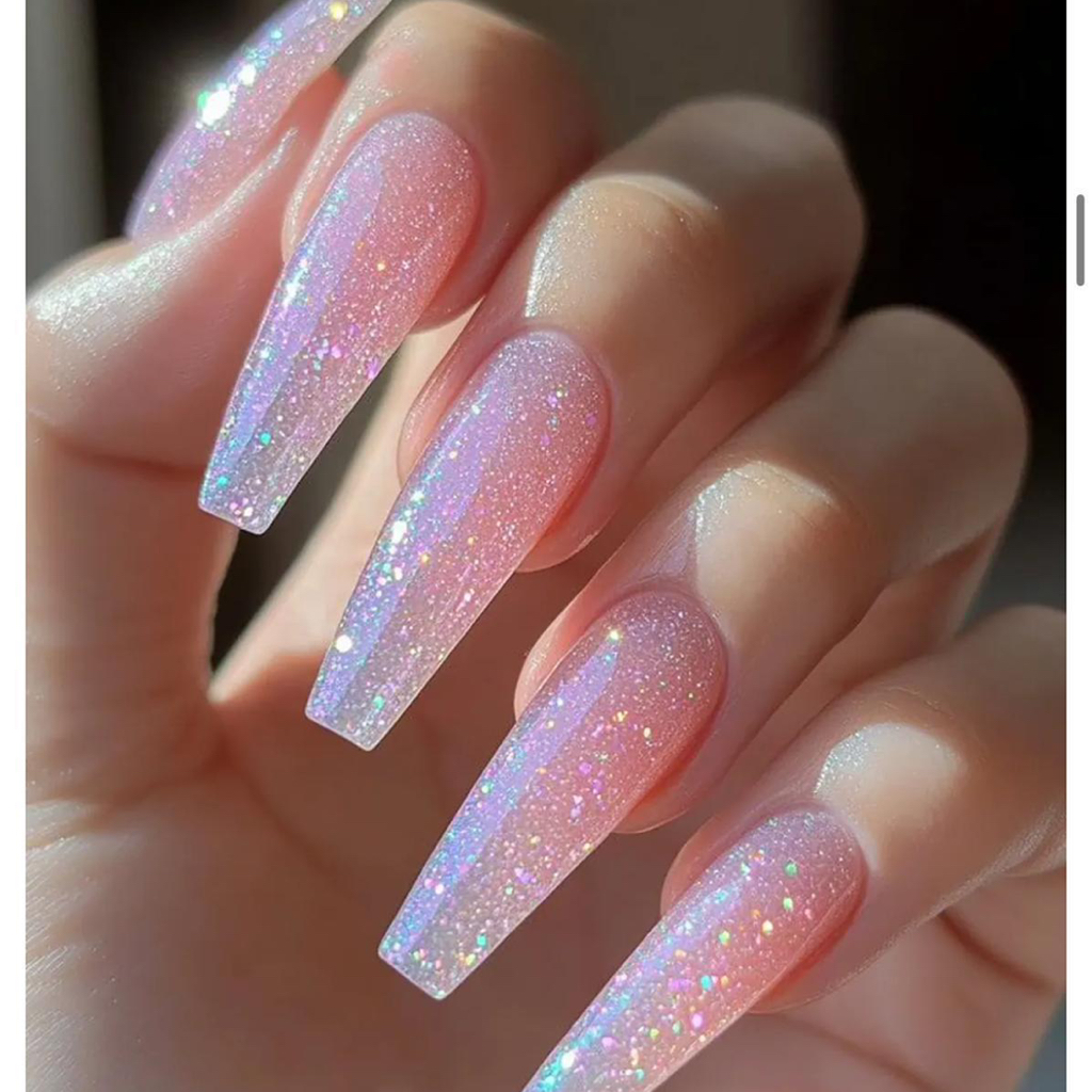 Наращивание ногтей Экстра длина М( полигель/гель) покрытие гель лак