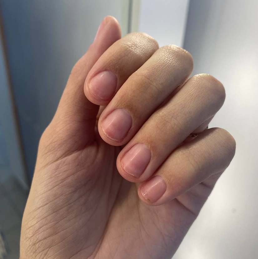 Маникюр без покрытия