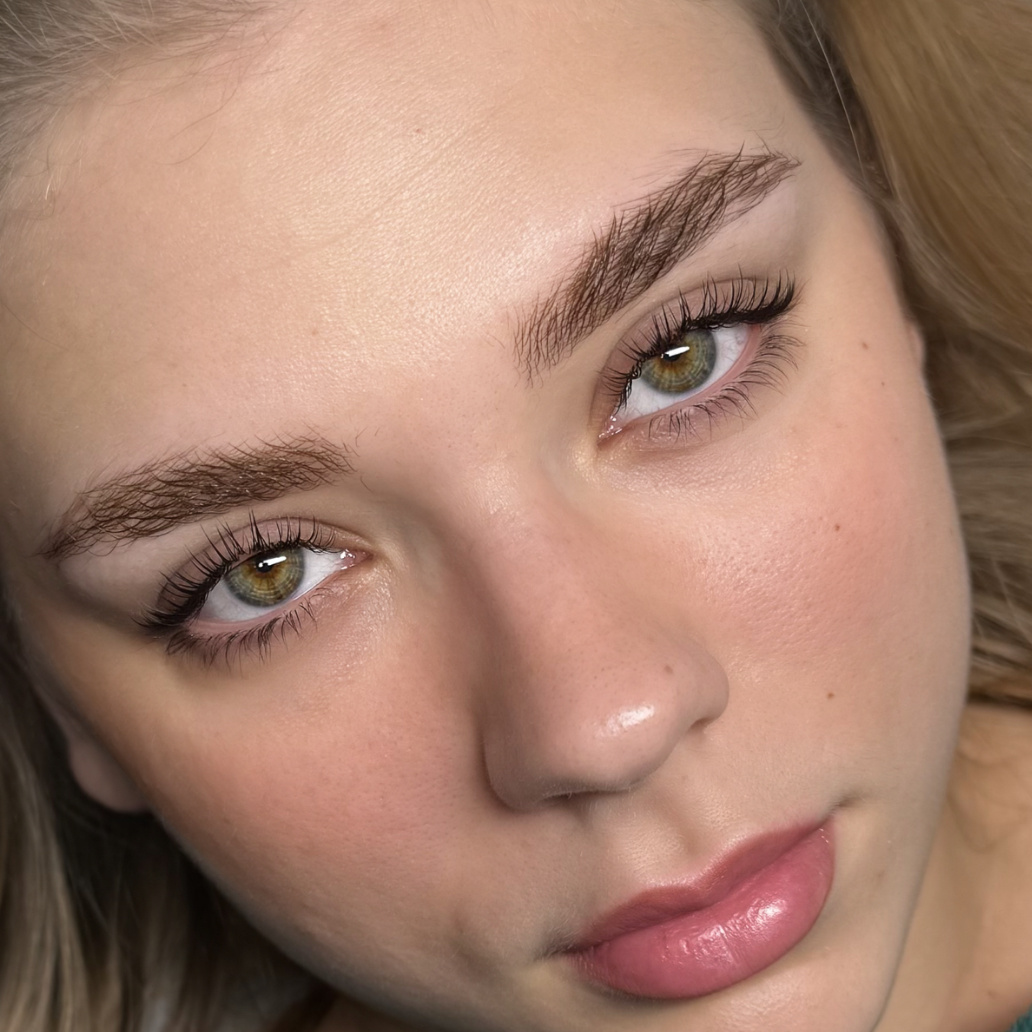 Средний объём наращивание ресниц