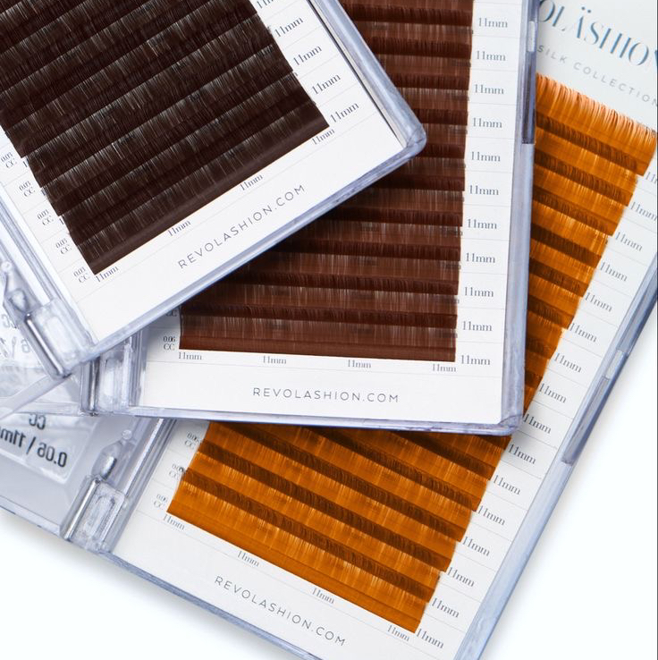 Коричневые ресницы