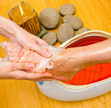 Парафинотерапия ног