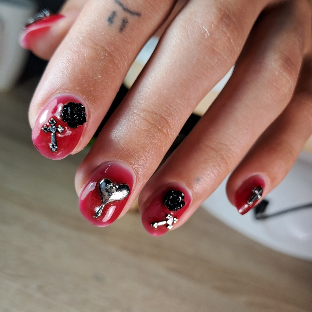 Маникюр с покрытием (однотон)