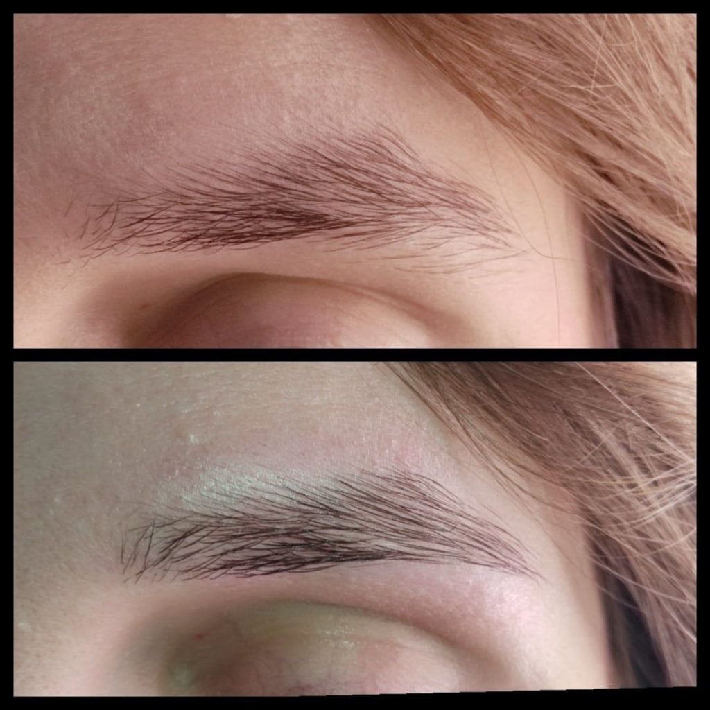 Коррекция бровей (воск, пинцет)