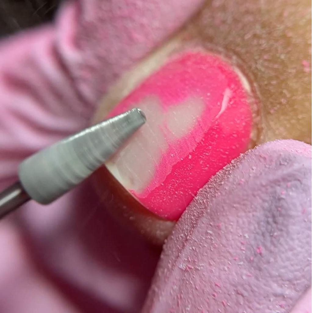 Снятие гель лака без дальнейшего покрытия и обработки