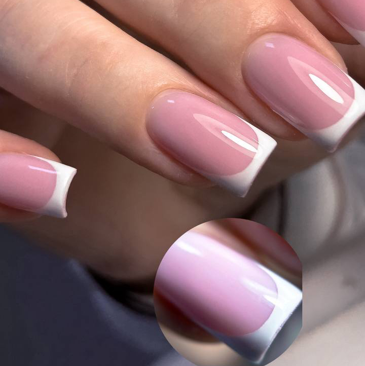 Комплекс маникюр+укрепление гель/акригель+френч