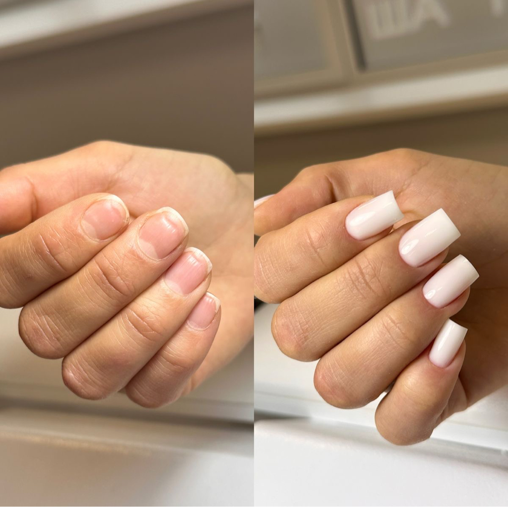 Коррекция наращенных ногтей ( зависит от длинны и сложности )