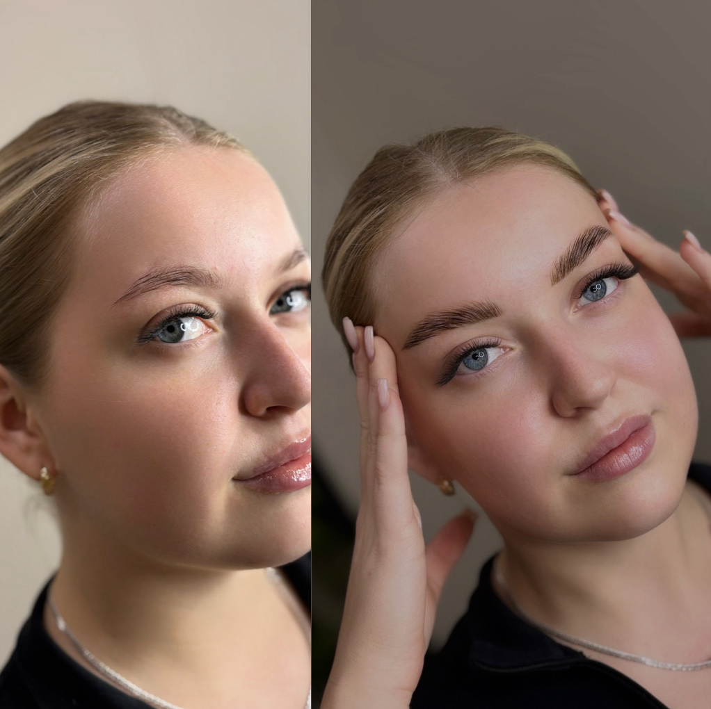 Комбо- Долговременная укладка+окрашивание+коррекция