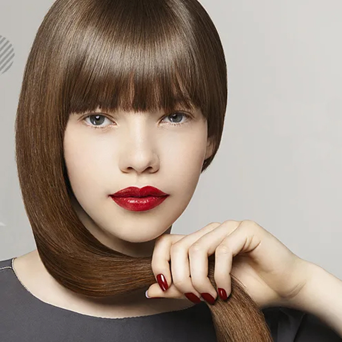 Стрижка челки