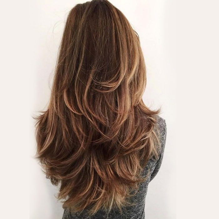 Стрижка женская длинные волосы