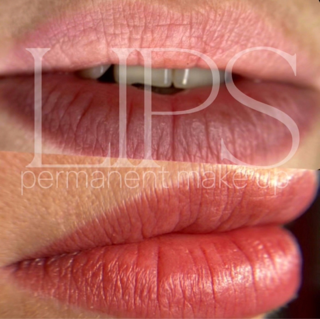 Перманентный макияж губы (1 этап)