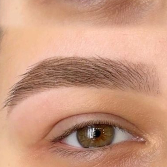 Окрашивание бровей без коррекции